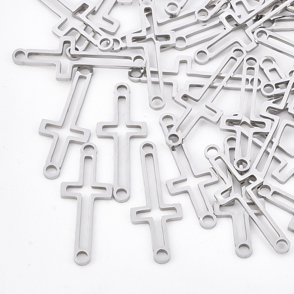 PandaHall 201 Stainless Steel Links connectors, Laser Cut Links, Sideways Cross, Stainless Steel Color, 24x9x1mm, Hole: 1.8mm 201 Stainless...
PandaHall 201 Stainless Steel Links connectors, Laser Cut Links, Sideways Cross, Stainless Steel Color, 24x9x1mm, Hole: 1.8mm 201 Stainless...
