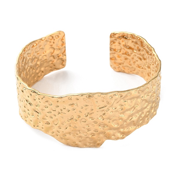 PandaHall 304 Stainless Steel Textured Cuff Bangles, Golden, Inner Diameter: 2-3/8 inch(6.1cm) 304 Stainless Steel
PandaHall 304 Stainless Steel Textured Cuff Bangles, Golden, Inner Diameter: 2-3/8 inch(6.1cm) 304 Stainless Steel