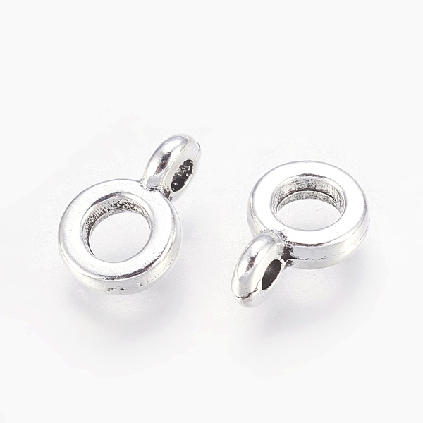 PandaHall Tibetan Style Hangers, Bail Beads, Rondelle, Antique Silver, Lead Free and Nickel Free, 6.5x2mm, Hole: 2mm, Inner Diameter: 3mm...
PandaHall Tibetan Style Hangers, Bail Beads, Rondelle, Antique Silver, Lead Free and Nickel Free, 6.5x2mm, Hole: 2mm, Inner Diameter: 3mm...