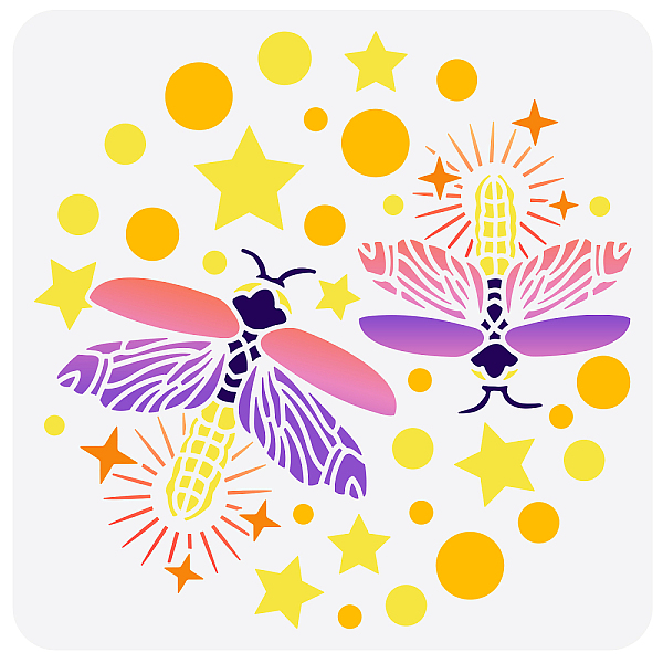 PandaHall PET Hollow Out Drawing Painting Stencils, for DIY Scrapbook, Photo Album, Insect Pattern, 30x30cm Plastic Insects
PandaHall PET Hollow Out Drawing Painting Stencils, for DIY Scrapbook, Photo Album, Insect Pattern, 30x30cm Plastic Insects