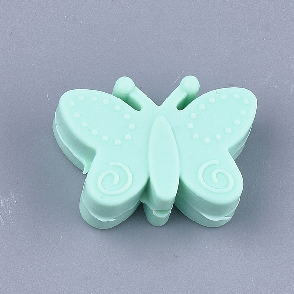 PandaHall Food Grade Eco-Friendly Silicone Focal Beads, Chewing Beads For Teethers, DIY Nursing Necklaces Making, Butterfly, Aquamarine..., Green
PandaHall Food Grade Eco-Friendly Silicone Focal Beads, Chewing Beads For Teethers, DIY Nursing Necklaces Making, Butterfly, Aquamarine..., Green