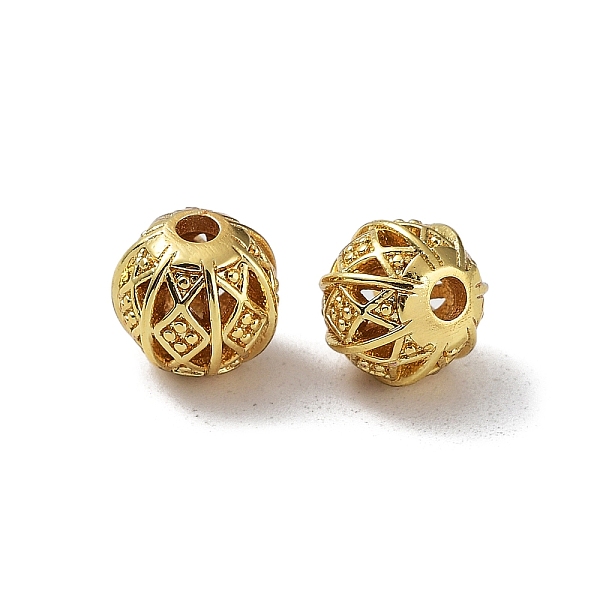 PandaHall Rack Plating Brass Bead, Cadmium Free & Lead Free, Long-Lasting Plated, Hollow, Round, Golden, 8x8mm, Hole: 2mm Brass Round
PandaHall Rack Plating Brass Bead, Cadmium Free & Lead Free, Long-Lasting Plated, Hollow, Round, Golden, 8x8mm, Hole: 2mm Brass Round