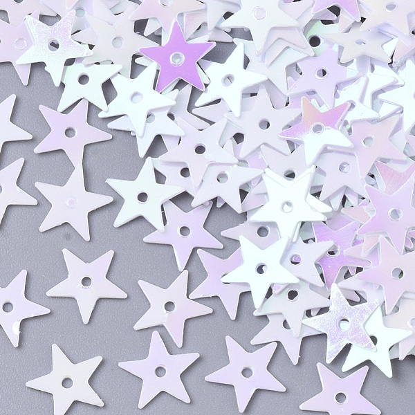 PandaHall Ornament Accessories, PVC Plastic Paillette/Sequins Beads, AB Color, Star, Pearl Pink, 7x0.2mm, Hole: 0.8mm, about 37600pcs/470g...
PandaHall Ornament Accessories, PVC Plastic Paillette/Sequins Beads, AB Color, Star, Pearl Pink, 7x0.2mm, Hole: 0.8mm, about 37600pcs/470g...