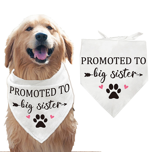 PandaHall Cotton Dog's Kerchief, Triangle Pet's Bandana, Sister Theme, Word, 380x780mm Cotton Word
PandaHall Cotton Dog's Kerchief, Triangle Pet's Bandana, Sister Theme, Word, 380x780mm Cotton Word