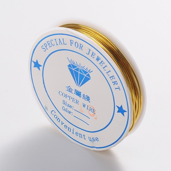 PandaHall Round Copper Jewelry Wire, Nickel Free, Golden, 18 Gauge, 1mm, about 8.2 Feet(2.5m)/roll Copper Round Gold
PandaHall Round Copper Jewelry Wire, Nickel Free, Golden, 18 Gauge, 1mm, about 8.2 Feet(2.5m)/roll Copper Round Gold
