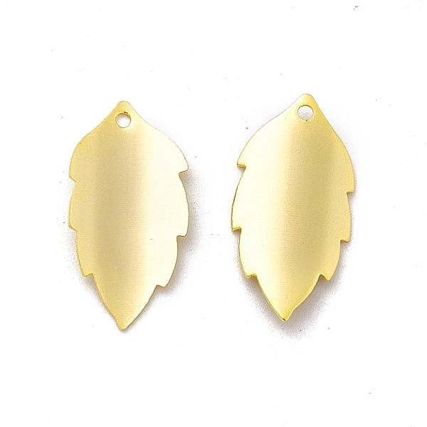 PandaHall Brass Pendants, Cadmium Free & Lead Free, Leaf Charm, Real 24K Gold Plated, 21.5x10.5x2mm, Hole: 1.2mm Brass Leaf
PandaHall Brass Pendants, Cadmium Free & Lead Free, Leaf Charm, Real 24K Gold Plated, 21.5x10.5x2mm, Hole: 1.2mm Brass Leaf