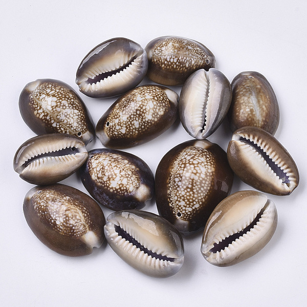 PandaHall Natural Cowrie Shell Pendants, Coconut Brown, 26~36x17~27x12~17mm, Hole: 1.4mm Black Lip Shell Shell Shape Brown
PandaHall Natural Cowrie Shell Pendants, Coconut Brown, 26~36x17~27x12~17mm, Hole: 1.4mm Black Lip Shell Shell Shape Brown