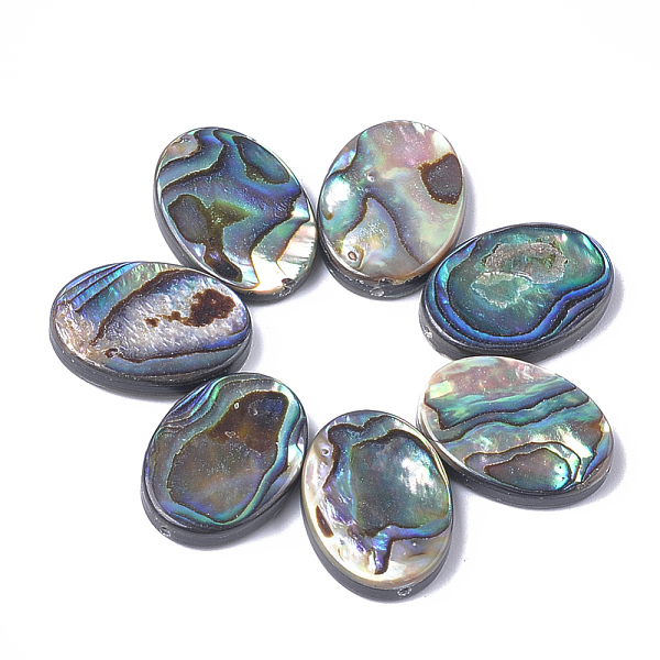 PandaHall Natural Abalone Shell/Paua Shell Beads, Oval, 18x13x3.5mm, Hole: 1mm Paua Shell Oval
PandaHall Natural Abalone Shell/Paua Shell Beads, Oval, 18x13x3.5mm, Hole: 1mm Paua Shell Oval