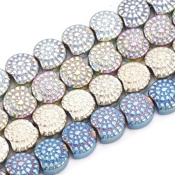 PandaHall Electroplate Non-magnetic Synthetic Hematite Beads Strands, Shell, Mixed Color, 10x9x4mm, Hole: 1mm, about 45pcs/strand, 15.7 inch...
PandaHall Electroplate Non-magnetic Synthetic Hematite Beads Strands, Shell, Mixed Color, 10x9x4mm, Hole: 1mm, about 45pcs/strand, 15.7 inch...