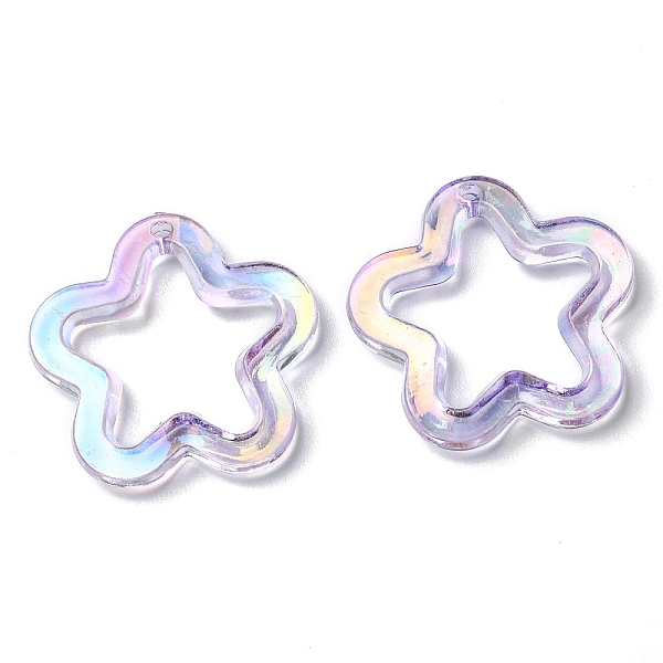 PandaHall Transparent Acrylic Pendants, Star, Lilac, 30x30.5x5mm, Hole: 1.8mm Acrylic Star Purple
PandaHall Transparent Acrylic Pendants, Star, Lilac, 30x30.5x5mm, Hole: 1.8mm Acrylic Star Purple
