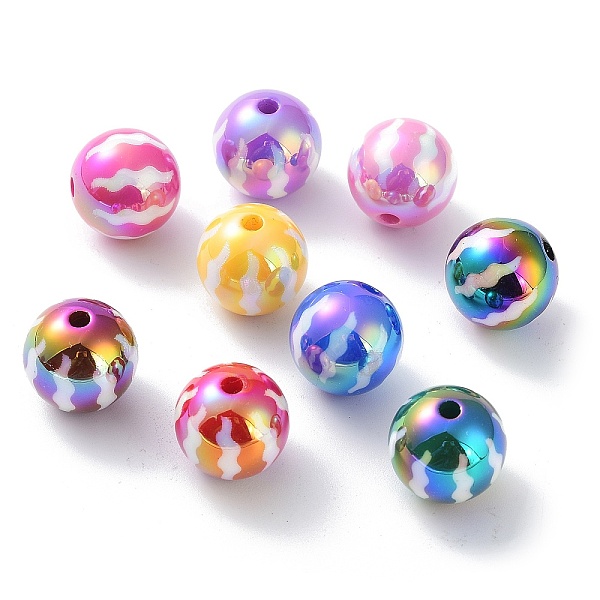 PandaHall UV Plating Opeque Acrylic Beads, Iridescent, Round, Mixed Color, 15.5x15mm, Hole: 2.5mm Acrylic Round Multicolor
PandaHall UV Plating Opeque Acrylic Beads, Iridescent, Round, Mixed Color, 15.5x15mm, Hole: 2.5mm Acrylic Round Multicolor