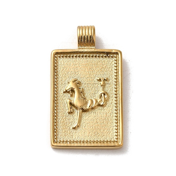 PandaHall 304 Stainless Steel Pendants, Rectangle with Constellations, Real 14K Gold Plated, Capricorn, 25x14x2mm, Hole: 2mm 304 Stainless...
PandaHall 304 Stainless Steel Pendants, Rectangle with Constellations, Real 14K Gold Plated, Capricorn, 25x14x2mm, Hole: 2mm 304 Stainless...