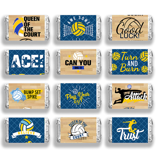 PandaHall arricraft 120 Pcs Candy Bar Wrapper, Bump Set Spike Volleyball Chocolate Label Bar Sticker Sports Theme Miniatures Wrappers for...
PandaHall arricraft 120 Pcs Candy Bar Wrapper, Bump Set Spike Volleyball Chocolate Label Bar Sticker Sports Theme Miniatures Wrappers for...