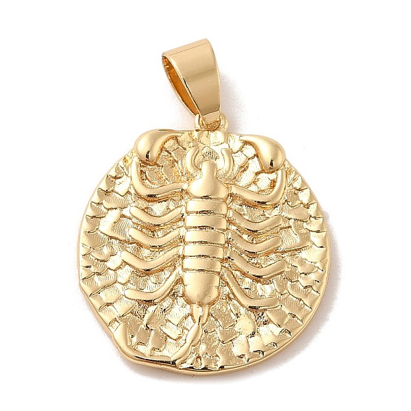 PandaHall Real 18K Gold Plated Zodiac Theme Brass Pendants, Scorpio, 22.5~23x20.5~21x2~3mm, Hole: 6x4mm Brass Scorpio
PandaHall Real 18K Gold Plated Zodiac Theme Brass Pendants, Scorpio, 22.5~23x20.5~21x2~3mm, Hole: 6x4mm Brass Scorpio