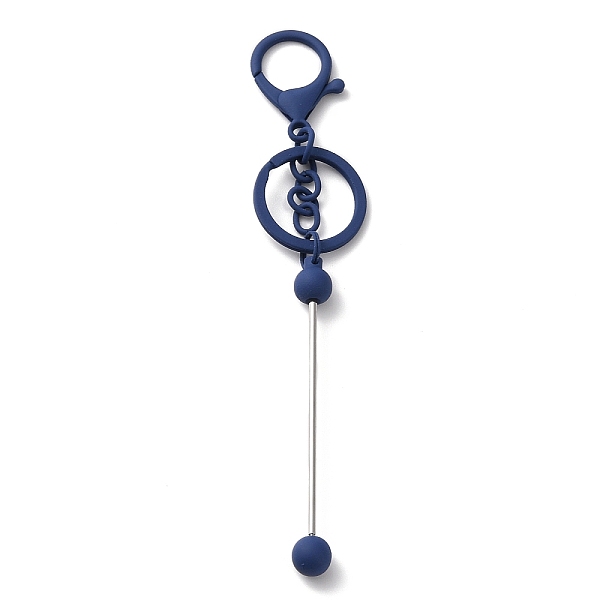 PandaHall Spray Painted Alloy Bar Beadable Keychain for Jewelry Making DIY Crafts, with Alloy Lobster Clasps and Iron Ring, Marine Blue...
PandaHall Spray Painted Alloy Bar Beadable Keychain for Jewelry Making DIY Crafts, with Alloy Lobster Clasps and Iron Ring, Marine Blue...
