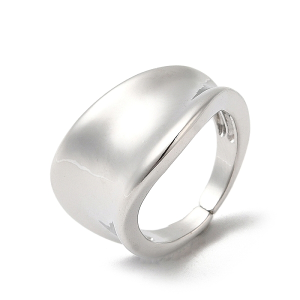 PandaHall Rack Plating Brass Twist Open Cuff Rings, Cadmium Free & Lead Free, Platinum, US Size 6 1/2(16.9mm) Brass
PandaHall Rack Plating Brass Twist Open Cuff Rings, Cadmium Free & Lead Free, Platinum, US Size 6 1/2(16.9mm) Brass