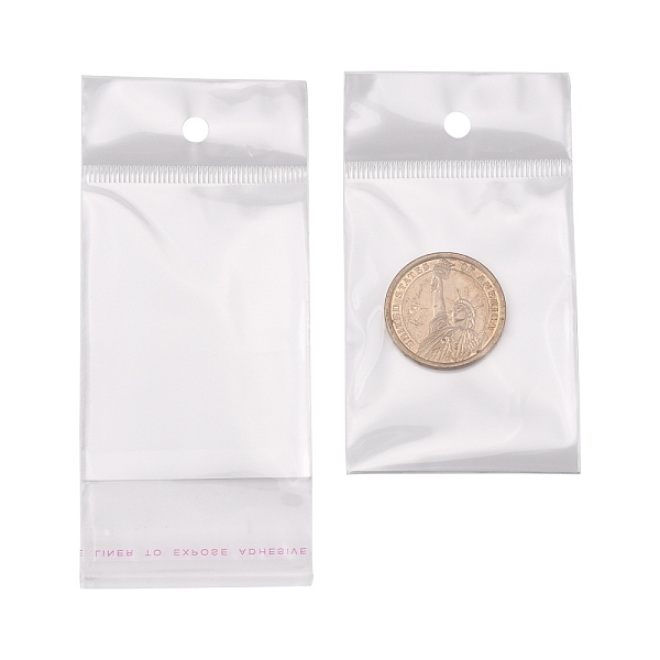 PandaHall Rectangle Cellophane Bags, White, 11.5x5cm, Unilateral Thickness: 0.1mm, Inner Measure: 6.6x5cm, Hole: 6mm OPP Cellophane White
PandaHall Rectangle Cellophane Bags, White, 11.5x5cm, Unilateral Thickness: 0.1mm, Inner Measure: 6.6x5cm, Hole: 6mm OPP Cellophane White