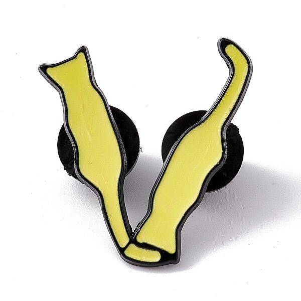 PandaHall Cat Initial Letter Enamel Pin, Electrophoresis Black Alloy Cartoon Brooch for Backpack Clothes, Letter.V, 30x27x2mm, Pin: 1.2mm..., Yellow
PandaHall Cat Initial Letter Enamel Pin, Electrophoresis Black Alloy Cartoon Brooch for Backpack Clothes, Letter.V, 30x27x2mm, Pin: 1.2mm..., Yellow