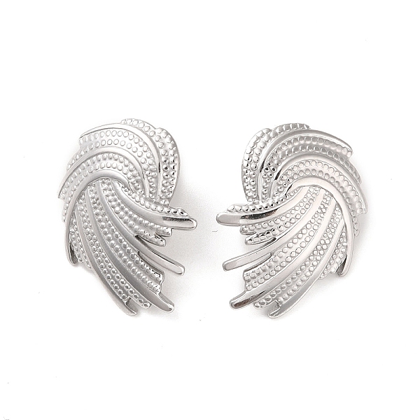 PandaHall Wing 304 Stainless Steel Stud Earrings for Women, Stainless Steel Color, 29x23mm 304 Stainless Steel Wing
PandaHall Wing 304 Stainless Steel Stud Earrings for Women, Stainless Steel Color, 29x23mm 304 Stainless Steel Wing