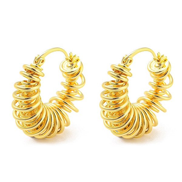 PandaHall Rack Plating Brass Wire Spiral Hoop Earrings, Long-Lasting Plated, Lead Free & Cadmium Free, Real 18K Gold Plated...
PandaHall Rack Plating Brass Wire Spiral Hoop Earrings, Long-Lasting Plated, Lead Free & Cadmium Free, Real 18K Gold Plated...
