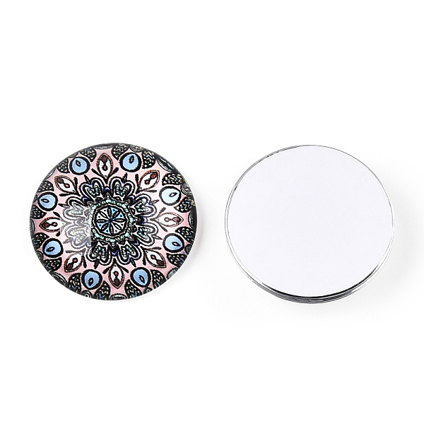PandaHall Glass Cabochons, Half Round with Kaleidoscope Pattern, Colorful, 25x7.5mm Glass Half Round Multicolor
PandaHall Glass Cabochons, Half Round with Kaleidoscope Pattern, Colorful, 25x7.5mm Glass Half Round Multicolor