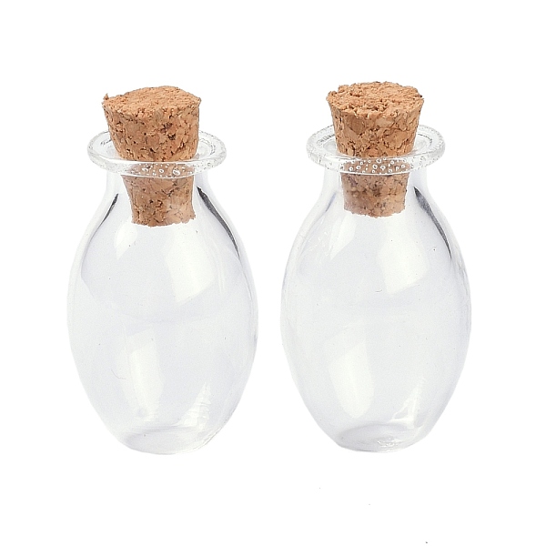 PandaHall Oval Glass Cork Bottles Ornament, Glass Empty Wishing Bottles, DIY Vials for Pendant Decorations, Clear, 15.5x26~30mm Glass Bottle...
PandaHall Oval Glass Cork Bottles Ornament, Glass Empty Wishing Bottles, DIY Vials for Pendant Decorations, Clear, 15.5x26~30mm Glass Bottle...
