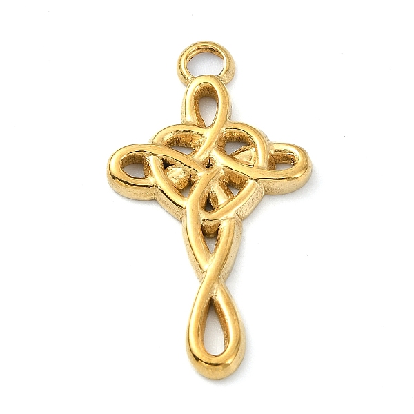 PandaHall 304 Stainless Steel Pendants, Witch Knot Charm, Golden, 29x16x2mm, Hole: 2.8mm 304 Stainless Steel Others
PandaHall 304 Stainless Steel Pendants, Witch Knot Charm, Golden, 29x16x2mm, Hole: 2.8mm 304 Stainless Steel Others