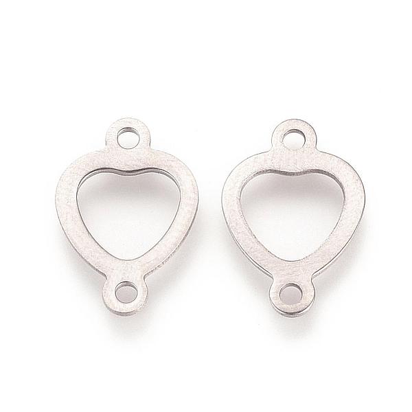 PandaHall 201 Stainless Steel Links connectors, Heart, Stainless Steel Color, 16.5x11x1mm, Hole: 1.5mm 201 Stainless Steel Heart
PandaHall 201 Stainless Steel Links connectors, Heart, Stainless Steel Color, 16.5x11x1mm, Hole: 1.5mm 201 Stainless Steel Heart