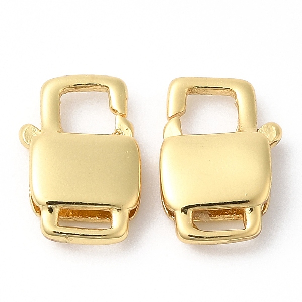 PandaHall Brass Lobster Claw Clasps, Padlock, Cadmium Free & Lead Free, Long-Lasting Plated, Real 18K Gold Plated, 12x8x3mm Brass Lock
PandaHall Brass Lobster Claw Clasps, Padlock, Cadmium Free & Lead Free, Long-Lasting Plated, Real 18K Gold Plated, 12x8x3mm Brass Lock