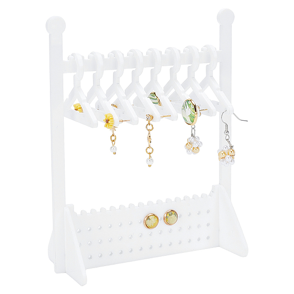 PandaHall Acrylic Earrings Display Hanger, Clothes Hangers Shaped Earring Studs Organizer Holder, with 8Pcs Mini Hangers, White, Finish...
PandaHall Acrylic Earrings Display Hanger, Clothes Hangers Shaped Earring Studs Organizer Holder, with 8Pcs Mini Hangers, White, Finish...