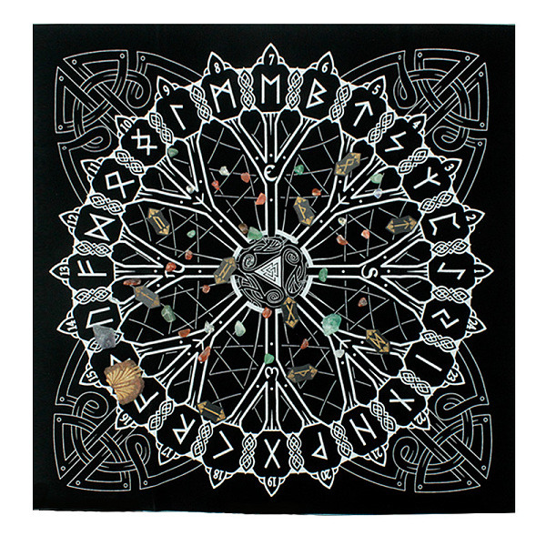 PandaHall Velvet Altar Mats, Viking Runes Tablecloth, Tarot Card Cloth, Square, Black, 490x490mm Velvet Square Black
PandaHall Velvet Altar Mats, Viking Runes Tablecloth, Tarot Card Cloth, Square, Black, 490x490mm Velvet Square Black