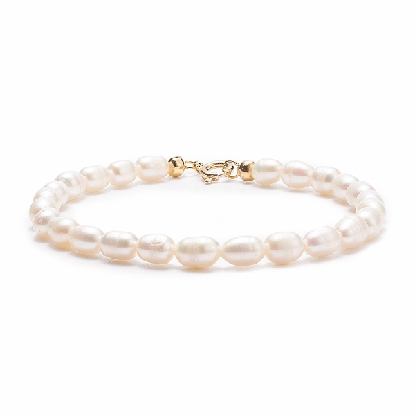 PandaHall Grade A Natural Pearl Beaded Bracelets with Brass Spring Ring Clasps for Women, White, 7-7/8 inch(20cm) Pearl White
PandaHall Grade A Natural Pearl Beaded Bracelets with Brass Spring Ring Clasps for Women, White, 7-7/8 inch(20cm) Pearl White
