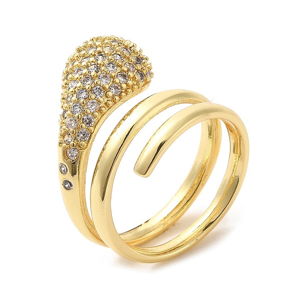 PandaHall Brass Micro Pave Cubic Zirconia Wrap Cuff Rings, Teardrop, Real 18K Gold Plated, Inner Diameter: 18mm Brass+Cubic Zirconia..., Clear
PandaHall Brass Micro Pave Cubic Zirconia Wrap Cuff Rings, Teardrop, Real 18K Gold Plated, Inner Diameter: 18mm Brass+Cubic Zirconia..., Clear