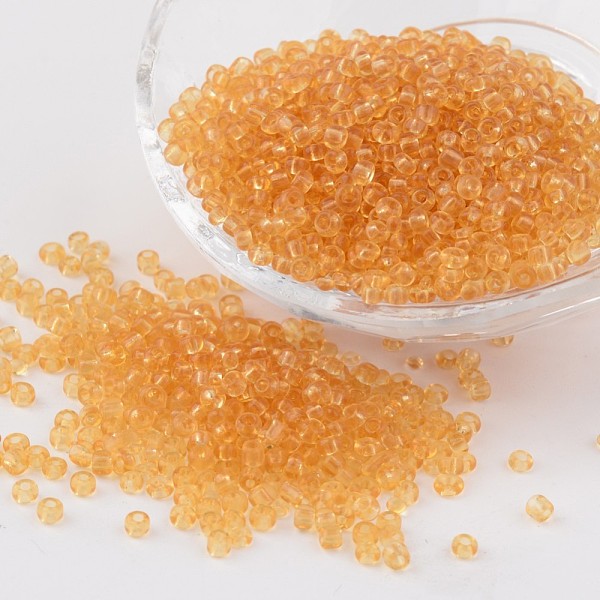 PandaHall 8/0 Glass Seed Beads, Transparent, Round, Goldenrod, 3mm, Hole: 1mm, about 1097pcs/50g Glass Gold
PandaHall 8/0 Glass Seed Beads, Transparent, Round, Goldenrod, 3mm, Hole: 1mm, about 1097pcs/50g Glass Gold