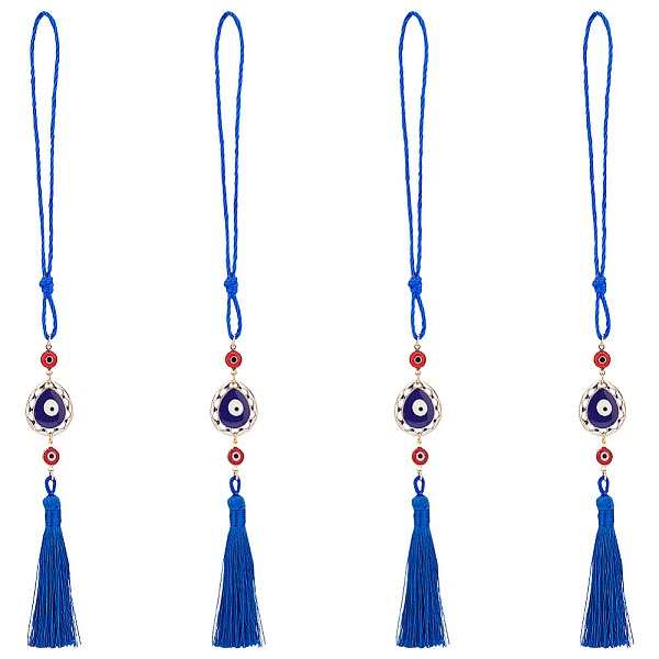 PandaHall AHADEMAKER 8Pcs 2 Colors CCB Plastic Teardrop Pendant Decorations, with Brass Enamel Evil Eye Link, Polyester Tassel, Nylon Rope..., Multicolor
PandaHall AHADEMAKER 8Pcs 2 Colors CCB Plastic Teardrop Pendant Decorations, with Brass Enamel Evil Eye Link, Polyester Tassel, Nylon Rope..., Multicolor