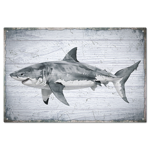 PandaHall GLOBLELAND Vintage Shark Metal Tin Sign 8×12inch Retro Fish Funny Tin Room Door Sign Cave Signs Art Plaque Poster Wall Decor for...
PandaHall GLOBLELAND Vintage Shark Metal Tin Sign 8×12inch Retro Fish Funny Tin Room Door Sign Cave Signs Art Plaque Poster Wall Decor for...