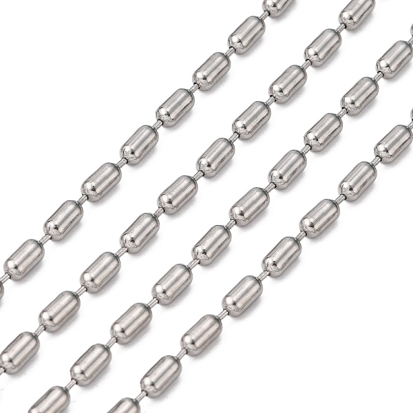 PandaHall 304 Stainless Steel Ball Chains, Beaded Chain, Stainless Steel Color, 3mm 304 Stainless Steel
PandaHall 304 Stainless Steel Ball Chains, Beaded Chain, Stainless Steel Color, 3mm 304 Stainless Steel