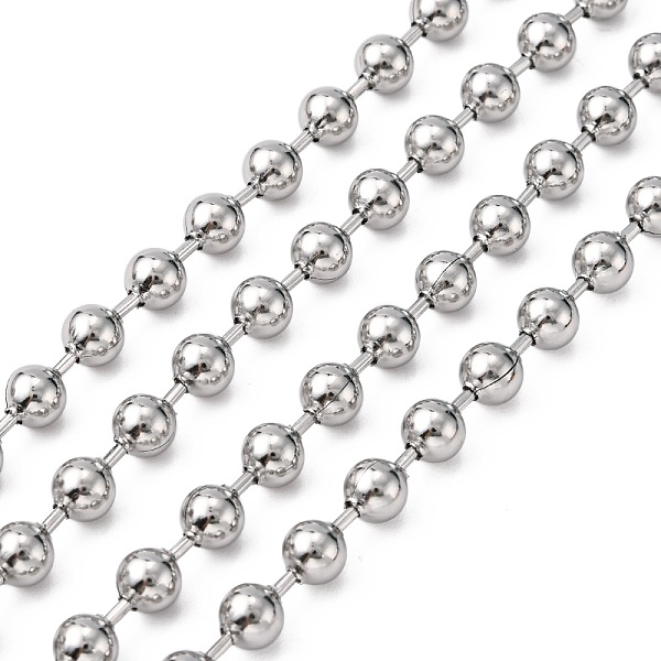 PandaHall 304 Stainless Steel Ball Chains, with Spool, Stainless Steel Color, 6mm 304 Stainless Steel
PandaHall 304 Stainless Steel Ball Chains, with Spool, Stainless Steel Color, 6mm 304 Stainless Steel