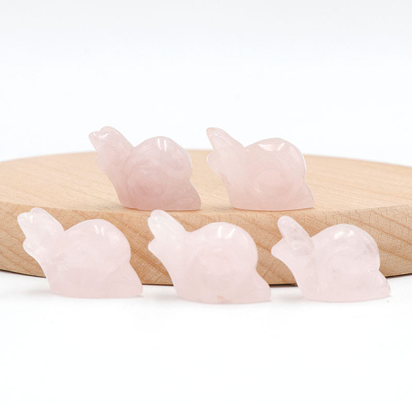 PandaHall Natural Rose Quartz Carved Healing Snail Figurines, Reiki Energy Stone Display Decorations, 18x26mm Rose Quartz Snail
PandaHall Natural Rose Quartz Carved Healing Snail Figurines, Reiki Energy Stone Display Decorations, 18x26mm Rose Quartz Snail