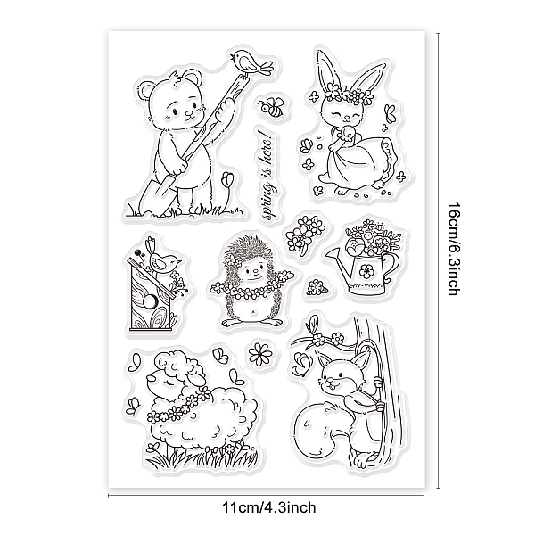 PandaHall PVC Plastic Stamps, for DIY Scrapbooking, Photo Album Decorative, Cards Making, Stamp Sheets, Animal Pattern, 16x11x0.3cm Plastic...
PandaHall PVC Plastic Stamps, for DIY Scrapbooking, Photo Album Decorative, Cards Making, Stamp Sheets, Animal Pattern, 16x11x0.3cm Plastic...