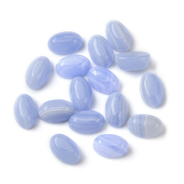PandaHall Synthetic Blue Lace Agate Cabochons, Oval, 6x4x2~2.5mm Blue Lace Agate Oval
PandaHall Synthetic Blue Lace Agate Cabochons, Oval, 6x4x2~2.5mm Blue Lace Agate Oval