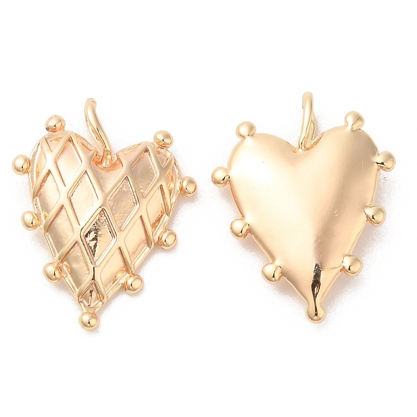 PandaHall Brass Pendants, Heart with Rhombus Pattern Charm, Real 18K Gold Plated, 19x14x4mm, Hole: 2x3.4mm Brass Heart
PandaHall Brass Pendants, Heart with Rhombus Pattern Charm, Real 18K Gold Plated, 19x14x4mm, Hole: 2x3.4mm Brass Heart