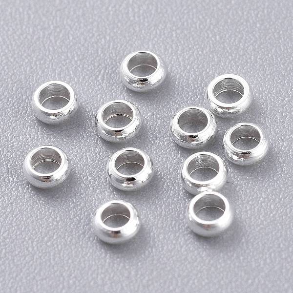 PandaHall 201 Stainless Steel Spacer Beads, Rondelle, Silver, 2.5x1mm, Hole: 1.4mm 201 Stainless Steel Rondelle
PandaHall 201 Stainless Steel Spacer Beads, Rondelle, Silver, 2.5x1mm, Hole: 1.4mm 201 Stainless Steel Rondelle