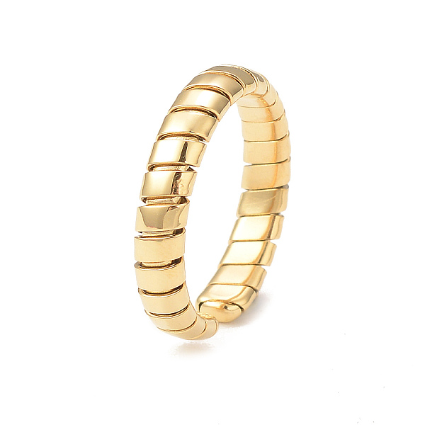 PandaHall Ion Plating(IP) 304 Stainless Steel Spiral Open Cuff Ring for Women, Real 14K Gold Plated, Inner Diameter: 17mm 304 Stainless...
PandaHall Ion Plating(IP) 304 Stainless Steel Spiral Open Cuff Ring for Women, Real 14K Gold Plated, Inner Diameter: 17mm 304 Stainless...