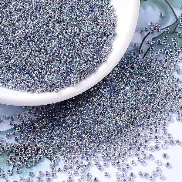 PandaHall MIYUKI Round Rocailles Beads, Japanese Seed Beads, (RR286) Light Amethyst Lined Crystal AB, 11/0, 2x1.3mm, Hole: 0.8mm, about..., Purple
PandaHall MIYUKI Round Rocailles Beads, Japanese Seed Beads, (RR286) Light Amethyst Lined Crystal AB, 11/0, 2x1.3mm, Hole: 0.8mm, about..., Purple