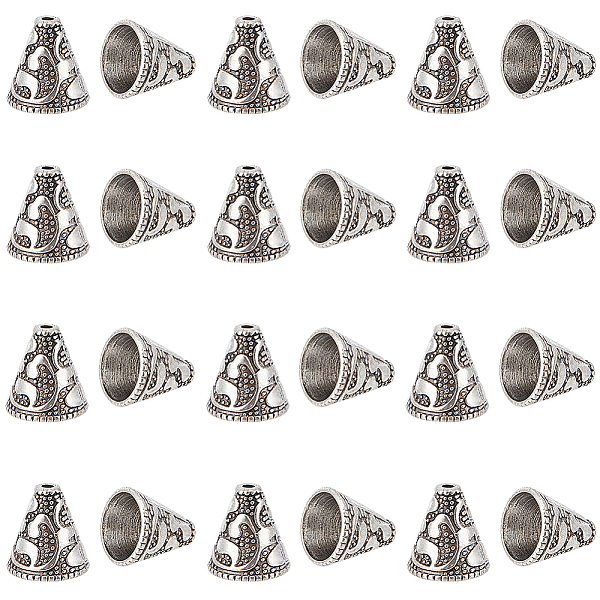 PandaHall SUNNYCLUE 1 Box 40Pcs Silver Bead Cones End Cap Beads Retro Tibetan Style Alloy Vintage Cone Spacer Beads Metal Stopper Caps for...
PandaHall SUNNYCLUE 1 Box 40Pcs Silver Bead Cones End Cap Beads Retro Tibetan Style Alloy Vintage Cone Spacer Beads Metal Stopper Caps for...