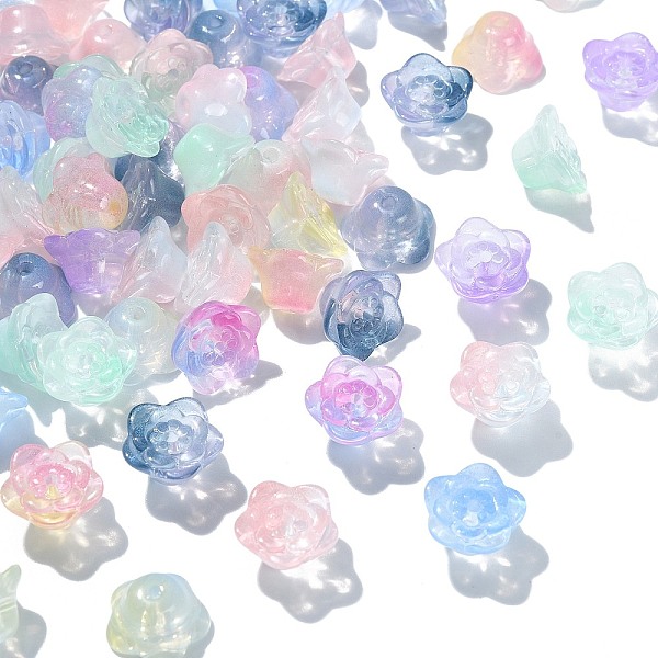 PandaHall 100Pcs Gradient Handmade Lampwork Beads, Flower, Mixed Color, 11x7.5mm, Hole: 1.3mm Lampwork Flower Multicolor
PandaHall 100Pcs Gradient Handmade Lampwork Beads, Flower, Mixed Color, 11x7.5mm, Hole: 1.3mm Lampwork Flower Multicolor