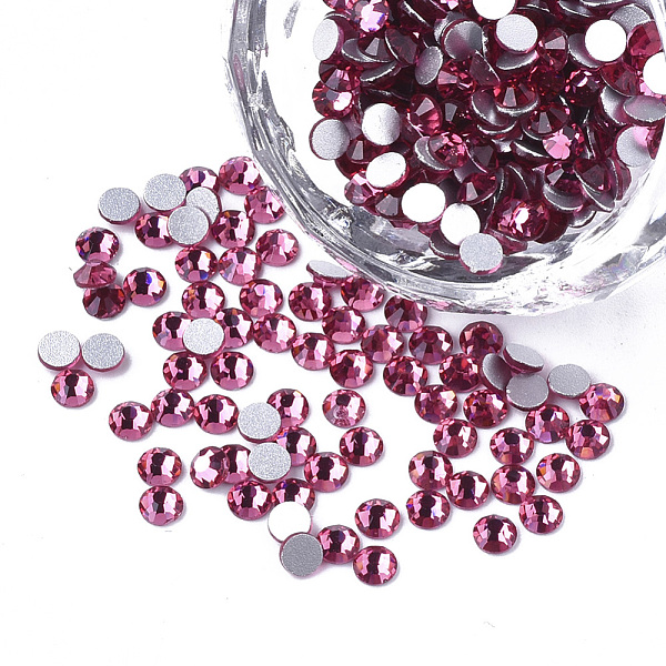 PandaHall Glass Rhinestone Flat Back Cabochons, Back Plated, Faceted, Half Round, Rose, SS4, 1.5~1.6x1mm, about 1440pcs/bag Glass Rhinestone..., Pink
PandaHall Glass Rhinestone Flat Back Cabochons, Back Plated, Faceted, Half Round, Rose, SS4, 1.5~1.6x1mm, about 1440pcs/bag Glass Rhinestone..., Pink