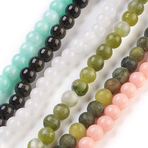 PandaHall Natural Jade Beads Strands, Round, 4~4.5mm, Hole: 0.5~1mm, about: 88~101pcs/strand, 14.5~15.7 inch(37~40cm)long Other Jade Round
PandaHall Natural Jade Beads Strands, Round, 4~4.5mm, Hole: 0.5~1mm, about: 88~101pcs/strand, 14.5~15.7 inch(37~40cm)long Other Jade Round