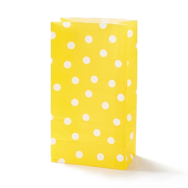 PandaHall Rectangle Kraft Paper Bags, None Handles, Gift Bags, Polka Dot Pattern, Yellow, 13x8x24cm Paper Polka Dot Yellow
PandaHall Rectangle Kraft Paper Bags, None Handles, Gift Bags, Polka Dot Pattern, Yellow, 13x8x24cm Paper Polka Dot Yellow